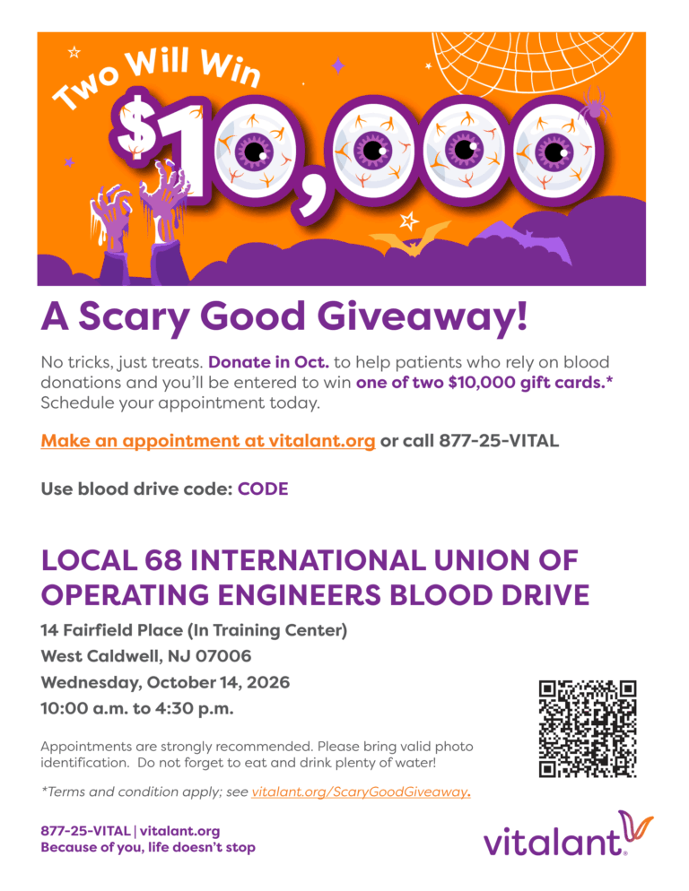 Blood Drive October 14, 2026